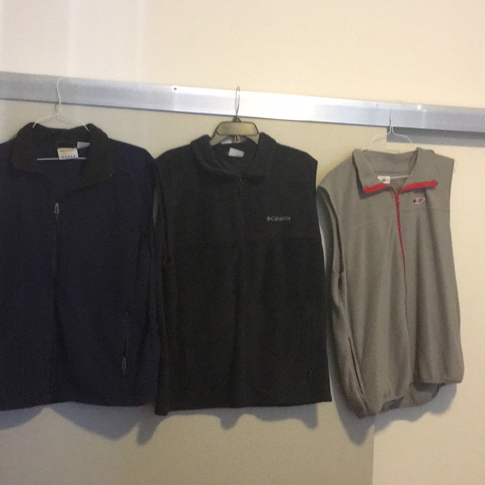 Men’s vest: Columbia, volunteer traditions, L-XL